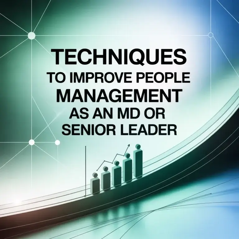 improving management as an md