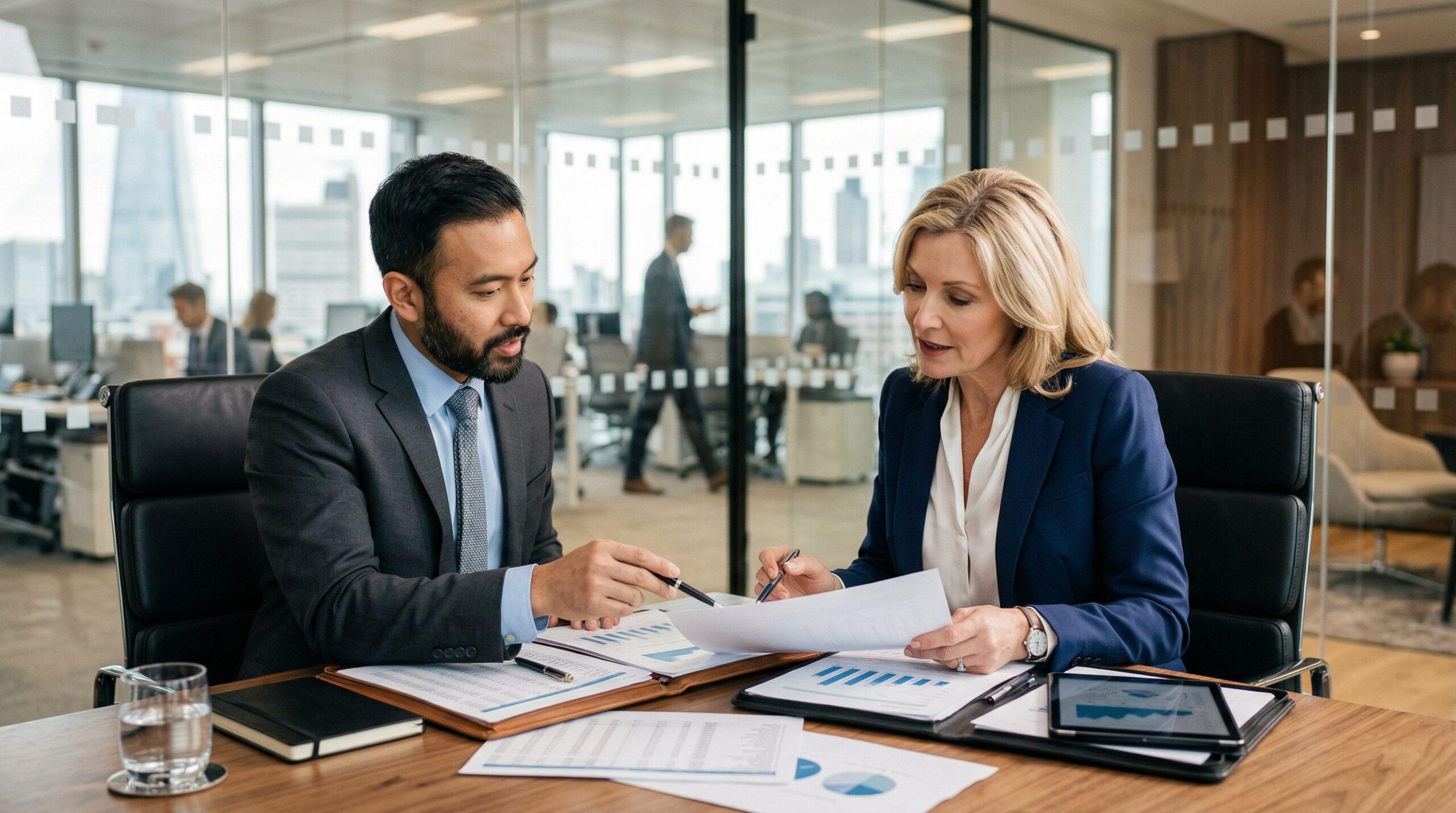 External CFO advising a UK business founder on fundraising strategy